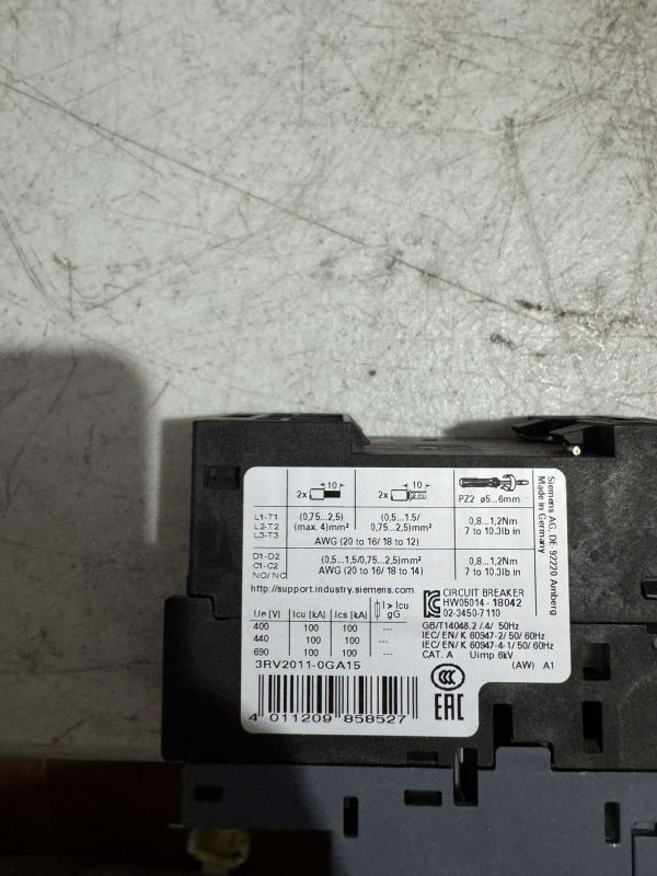 3RV2011-0GA15 SIEMENS - Imagen 4